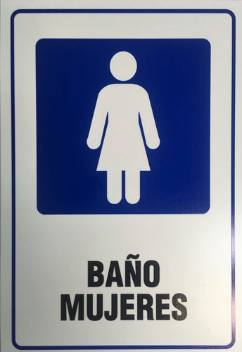 Señalética Baño Mujeres SMF 