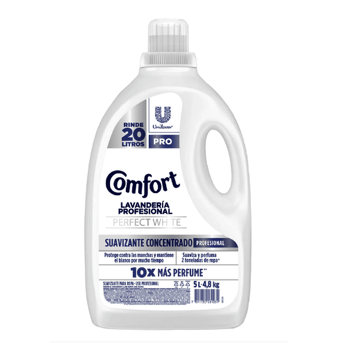 Suavizante Líquido Concentrado Comfort Perfect White 5 LT COMFORT