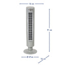 VENTILADOR TORRE AIROLITE VT04R C/REMOTO