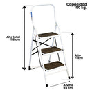 Piso Escalera Plegable 3P Con Asa
