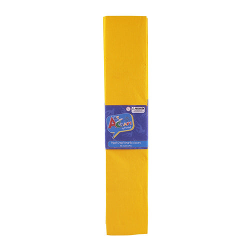 Papel Crepé Amarillo Oscuro 50x200 Cm