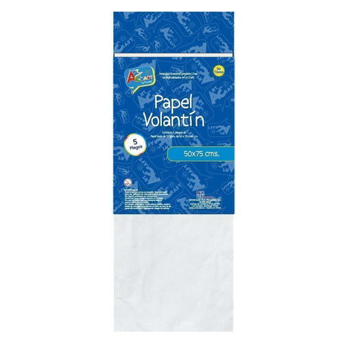 Papel Seda Blanco 22 Grs 50X75 Bolsa
