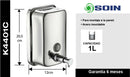 Dispensador Manual De Jabon 1000Ml