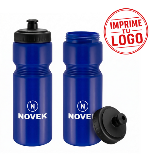 Botella Plastica 700Cc (Azul, Impresion Un Color)