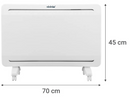 Convector Electrico 1500 W Conveccion Ce-1572W Blanco