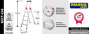 Escalera Aluminio Tijera 4 Peldaños Magna