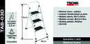 Piso Escalera Plegable 3P Profesional