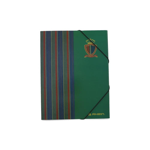 Carpeta Cartulina Con Elástico Azul Diseño