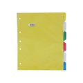 SEPARADOR ACCO CARTA CARTULINA 6 POSICIONES COLORES SURTIDOS 1 JUEGO (6851965485264)