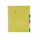 SEPARADOR ACCO CARTA CARTULINA 6 POSICIONES COLORES SURTIDOS 1 JUEGO (6851965485264)