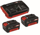 Kit Inicio Cargador + batería 18V Power X-Change Twin Charger + 2*3,0Ah 