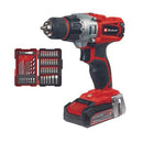 Taladro Atornillador Inalámbrico 18V Classic 1 Batería PXC TE-CD 18/2 Li Kit 39 Accesorios 