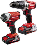 Taladro Percutor y Atornillador de Impacto Inalábrico 18V Expert 2 Baterías PXC Kit TE-CD 18/2 Li-i + TE-CI 18/1 Li 
