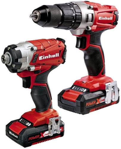 Taladro Percutor y Atornillador de Impacto Inalábrico 18V Expert 2 Baterías PXC Kit TE-CD 18/2 Li-i + TE-CI 18/1 Li 