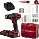 Taladro Percutor Inalámbrico 18V Expert 2 Baterías PXC TE-CD 18/40 Li i + 64 accesorios 