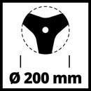 Repuesto cuchilla desbrozadora 200mm 