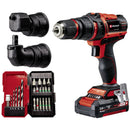Taladro Atornillador Inalámbrico 18V Expert 1 Batería PXC TE-CD 18/45 3X-Li + 22 Accesorios 