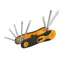 Llaves Torx Estrella T9-T40 Doblable Juego 8 Piezas