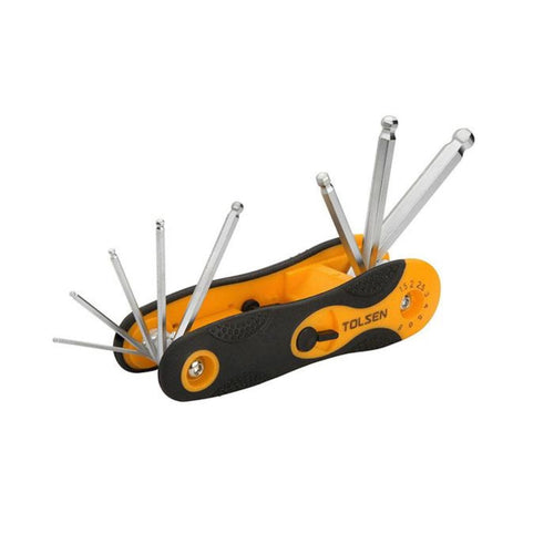 Llaves Allen 1.5-8mm Doblable Juego 8 Piezas
