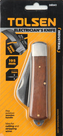 Cuchillo Electricista Curvo 195mm