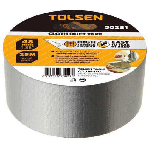 Cinta Multiuso Tela Duct-tape 25mts