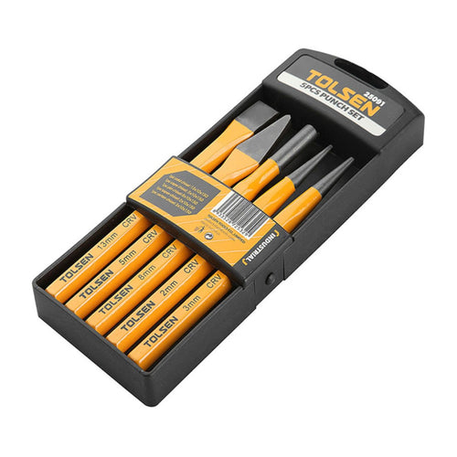 Juego de Punto / Cincel 5 piezas 