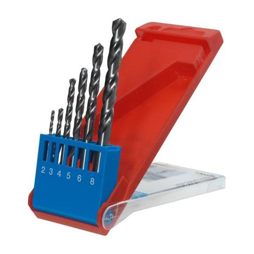Set de Brocas Acero Rápido Metal Silver 6 un.