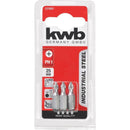 Puntas Phillips Industrial PH2x25mm 3 un.