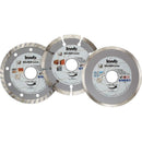 Set de Disco Diamantado de 4.1/2" 3 un.