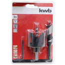 Kit para instalación de cerradura 3pzas con Brocas 