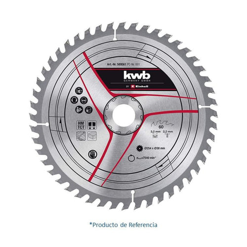 Disco sierra circular 250mm x 30mm 48 dientes 