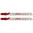Hojas de sierra caladora para metal TE118G (Diente 0.7mm) 2un. 