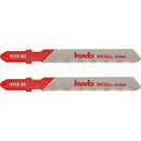 Hojas de sierra caladora para metal TE118A (Diente 1.2mm) 2un. 