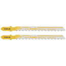 Hojas de sierra caladora para madera diente inverso T101BR (Diente 2mm) 2un. 