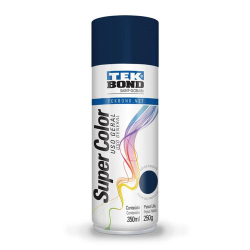Pintura Acrilica Aerosol 350ml Uso General Azul Oscuro