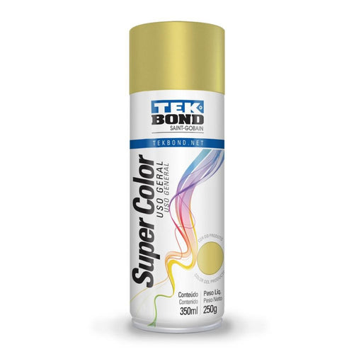Pintura Acrilica Aerosol 350ml Uso General Dorado