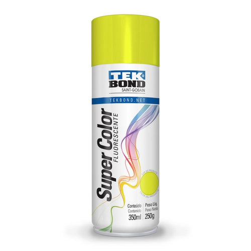 Pintura Acrilica Aerosol 350ml Fluorescente Amarillo