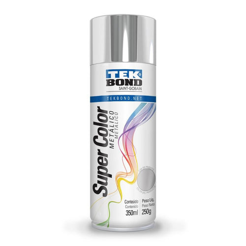 Pintura Acrilica Aerosol 350ml Metálico Cromo