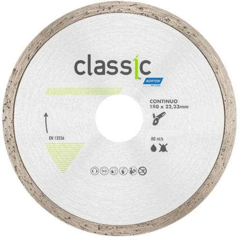 Disco Diamantado Classic Continuo 7" / 180x22.23mm