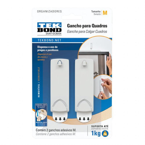 Ganchos / Clavos Adhesivos para Cuadros M - 1kg 2un. 
