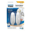 Ganchos Adhesivos Plástico Onix Blanco G - 1,5kg 2un. 