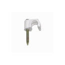 Grampas para Cables Telefono 4pin Blancas 25un