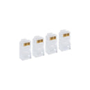 Conectores RJ-45 4 un.