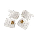 Conectores RJ-11 4 un.