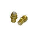 Unión Coaxial Atornillable 2 un.