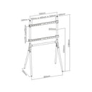 Soporte TV tipo atril 4 patas 49"-70" 