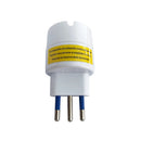 Adaptador Schuko Blanco con Protección 1500W 