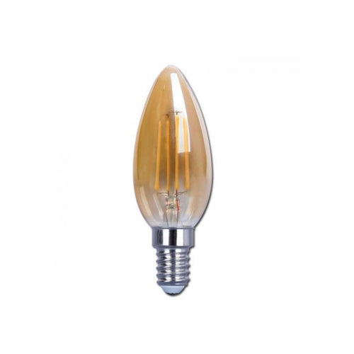 Ampolleta LED Vintage Vela E14 2200K Luz Calida