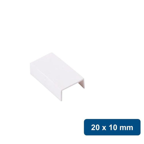 Copla para Canaleta PVC 20x10mm 