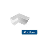 Curva exteriror para Canaleta PVC 40x16mm 